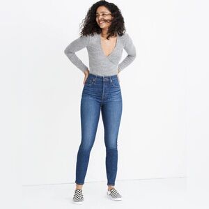 Madewell Tall Curvy High-Rise Skinny Jeans in Moreaux Wash - 29T